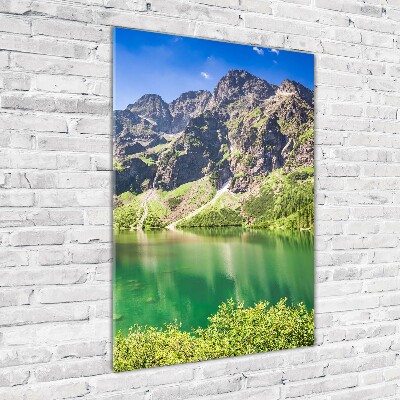 Tableau sur verre Morskie Oko Tatry