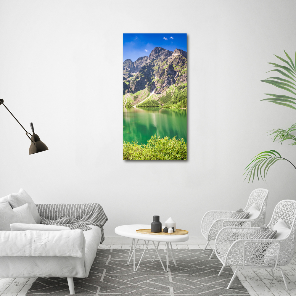 Tableau sur verre Morskie Oko Tatry