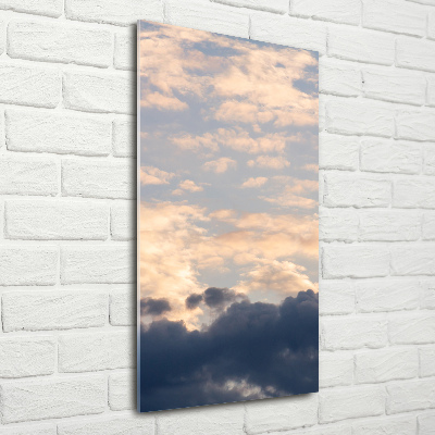 Tableau en verre Nuages dans le ciel