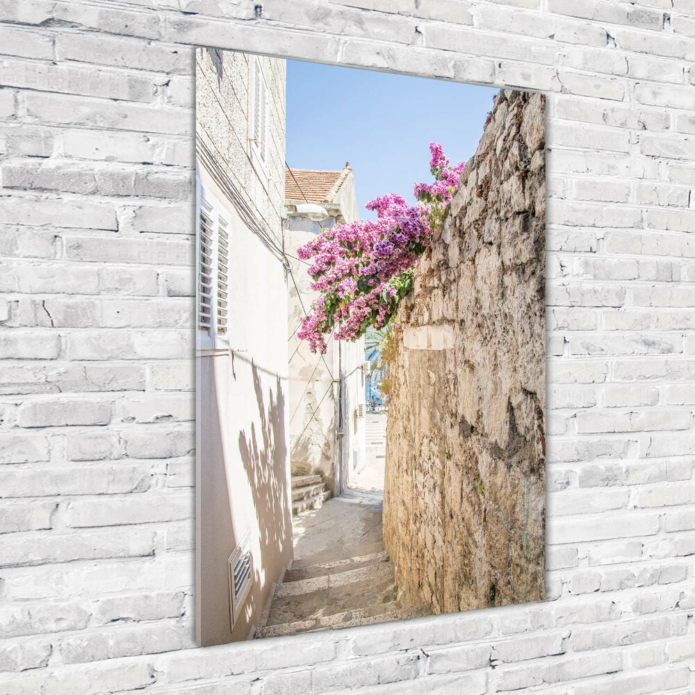 Tableau sur verre Korcula Croatie