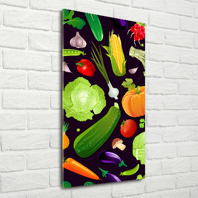 Tableau en verre Légumes