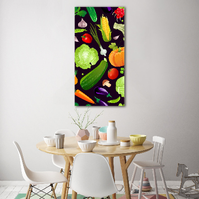 Tableau en verre Légumes