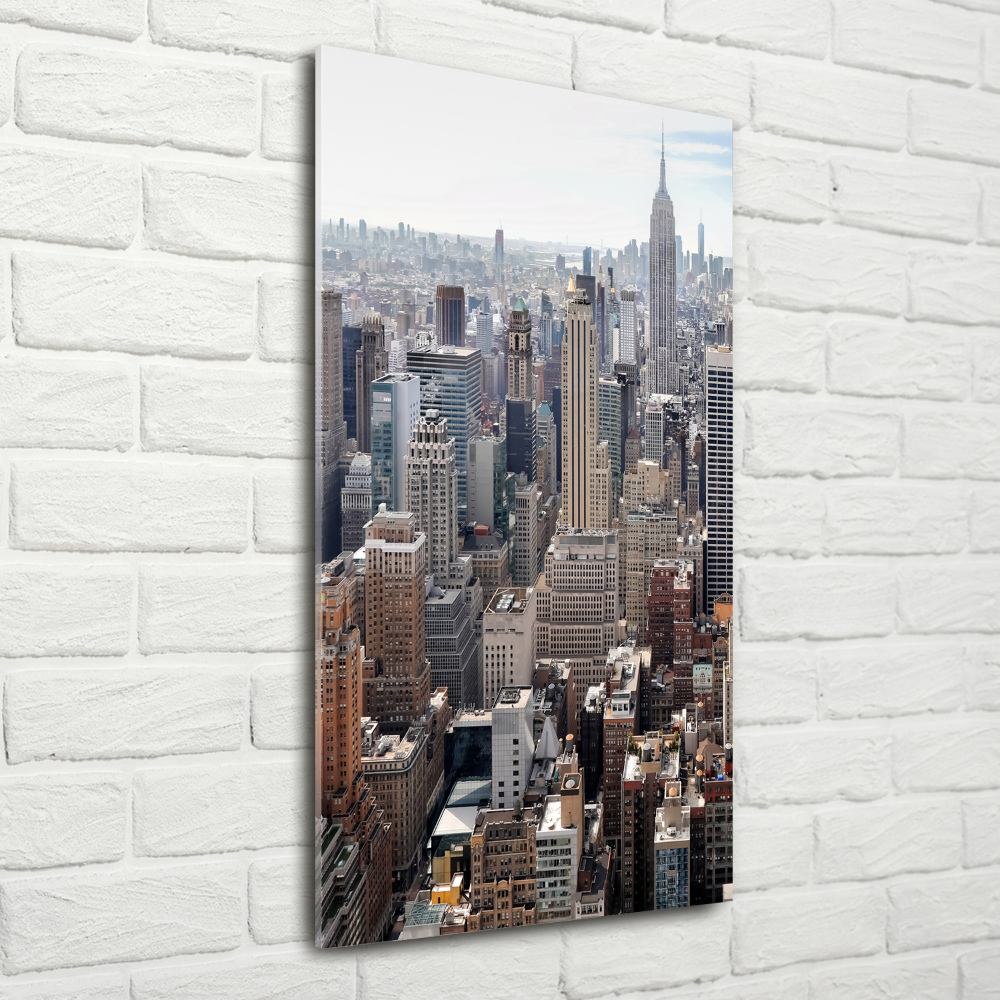 Tableau sur verre New York City