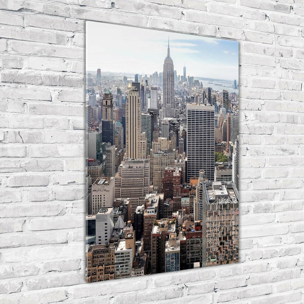 Tableau sur verre New York City