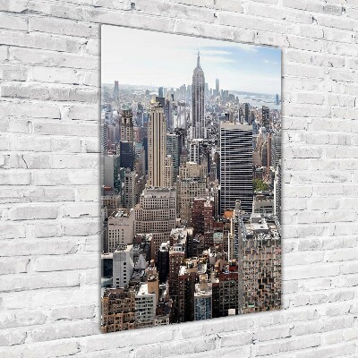 Tableau sur verre New York City