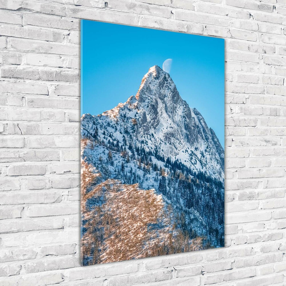 Tableau imprimé sur verre Giewont Tatry