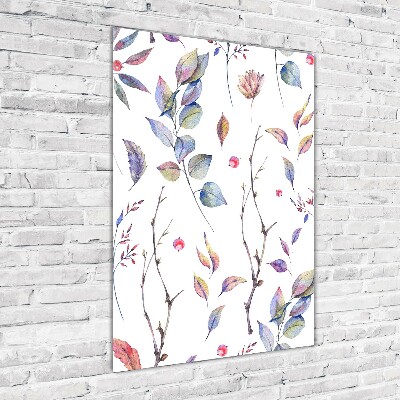 Tableau photo sur verre Feuilles d'eucalyptus