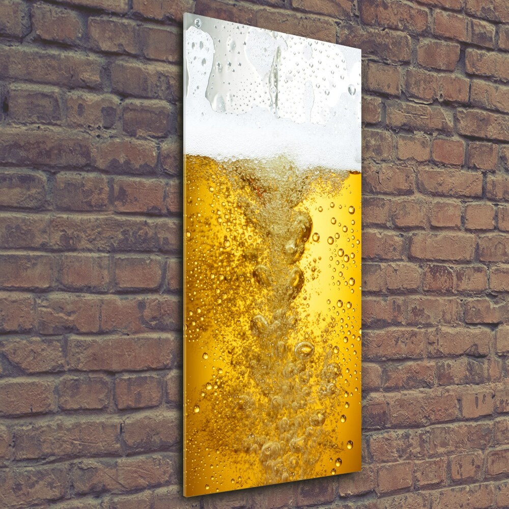 Tableau en verre Bière