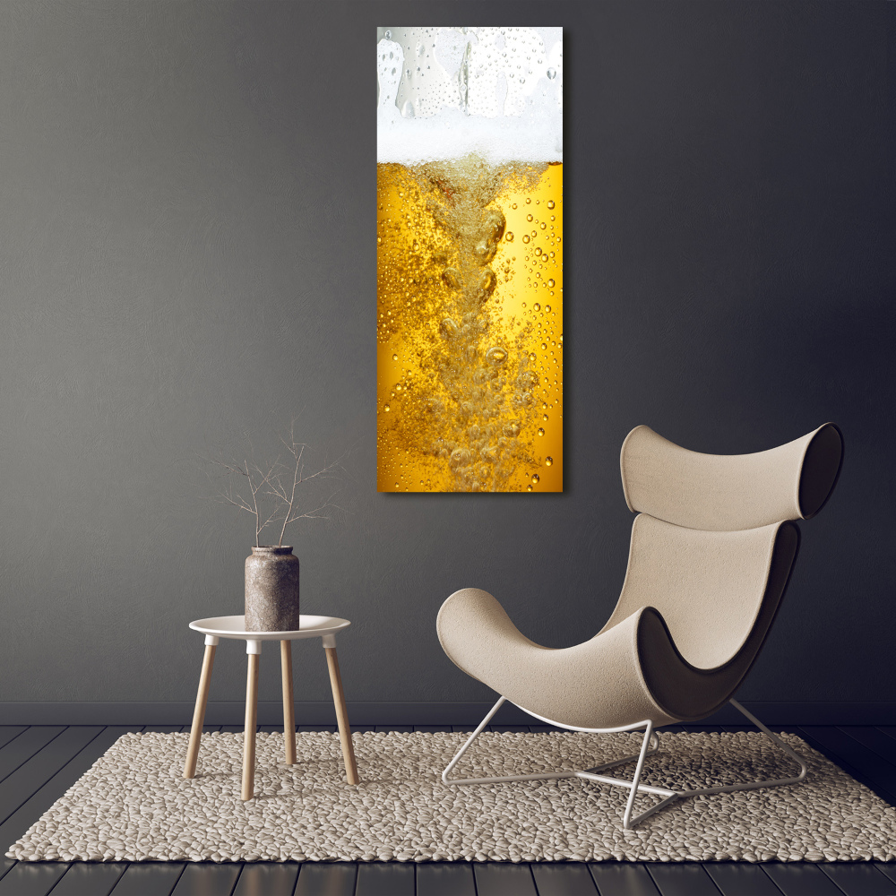 Tableau en verre Bière