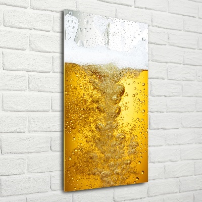 Tableau en verre Bière