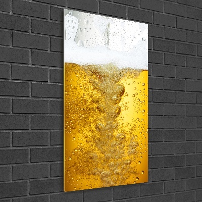 Tableau en verre Bière