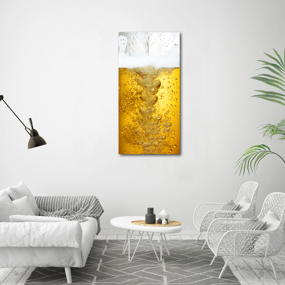 Tableau en verre Bière