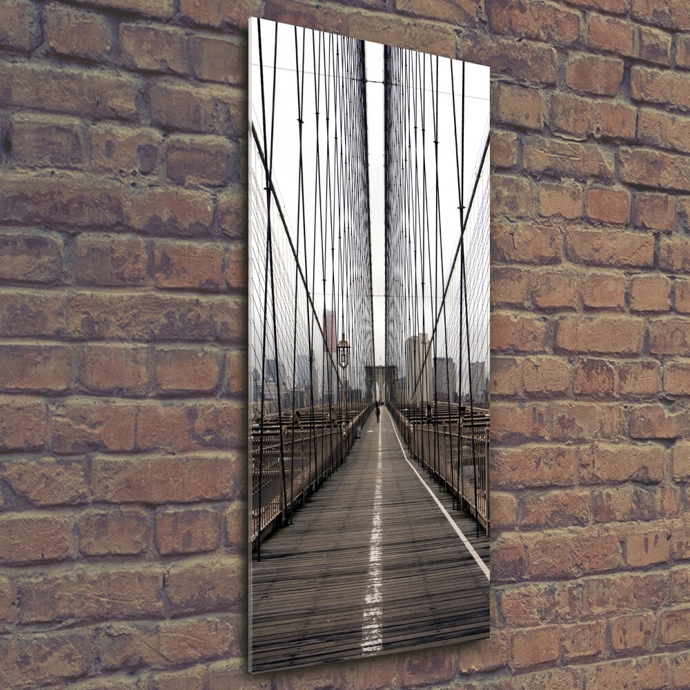 Tableau sur verre Pont de Brooklyn