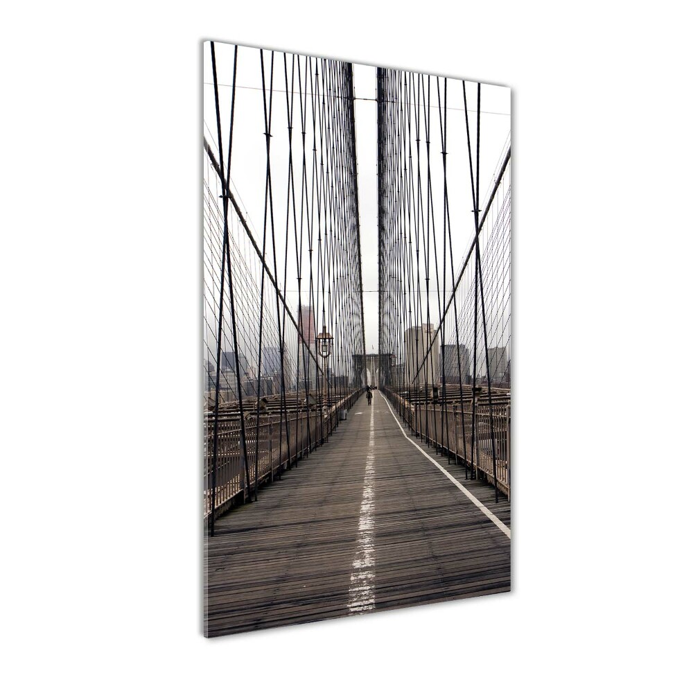 Tableau sur verre Pont de Brooklyn