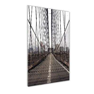 Tableau sur verre Pont de Brooklyn