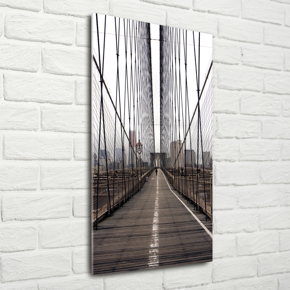 Tableau sur verre Pont de Brooklyn