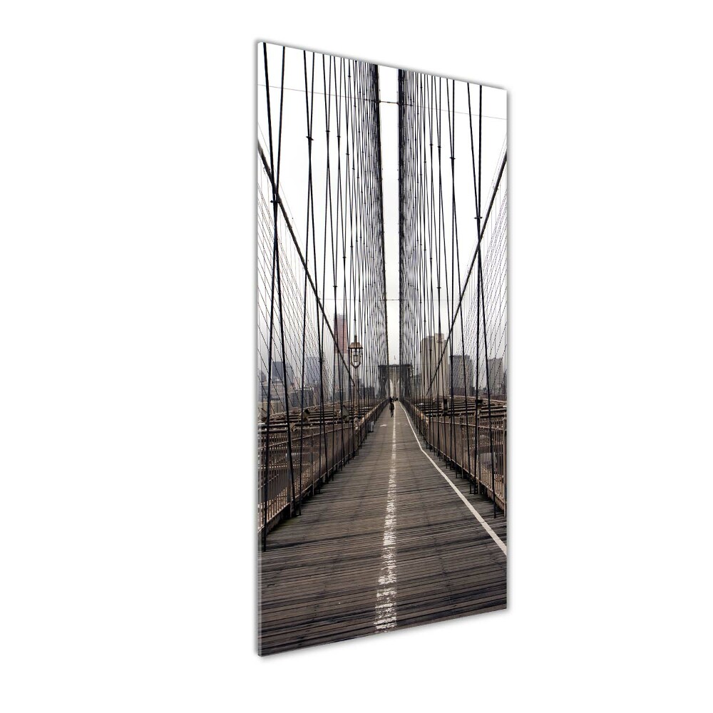 Tableau sur verre Pont de Brooklyn