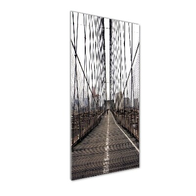 Tableau sur verre Pont de Brooklyn