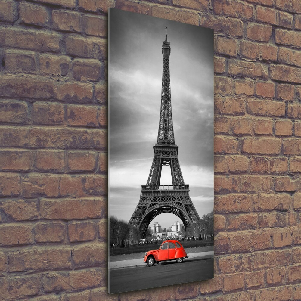 Tableau photo sur verre Tour Eiffel Paris