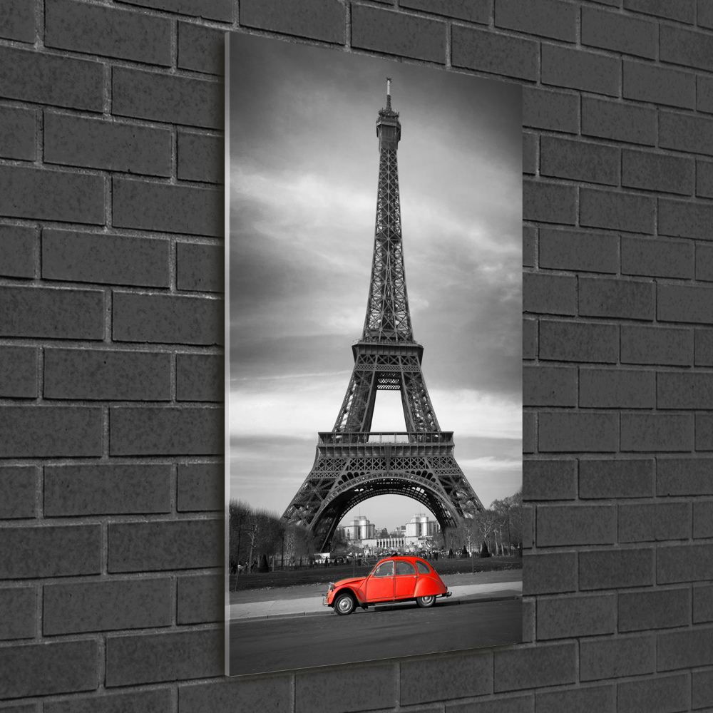 Tableau photo sur verre Tour Eiffel Paris