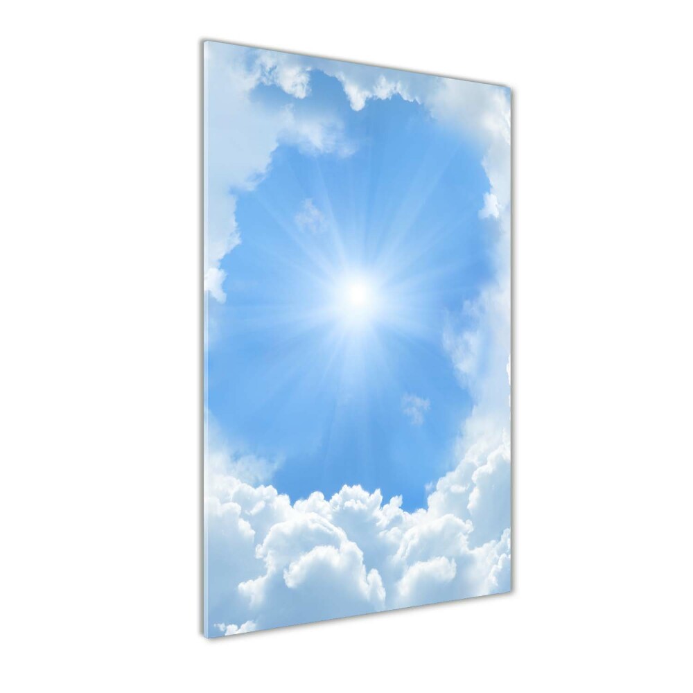 Tableau sur verre Nuages dans le ciel