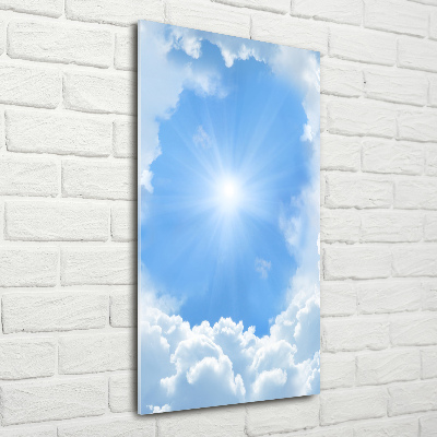 Tableau sur verre Nuages dans le ciel