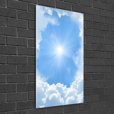 Tableau sur verre Nuages dans le ciel