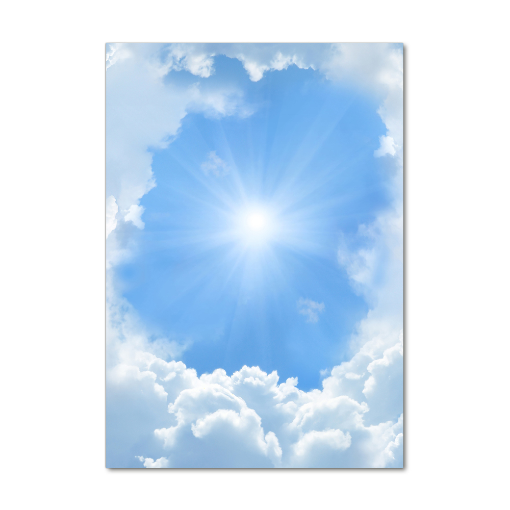 Tableau sur verre Nuages dans le ciel