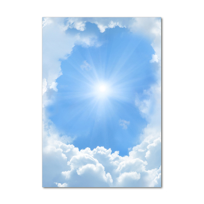 Tableau sur verre Nuages dans le ciel