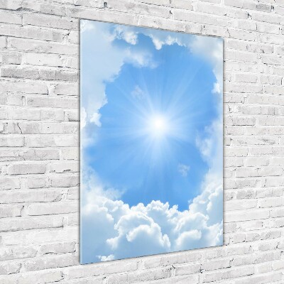 Tableau sur verre Nuages dans le ciel