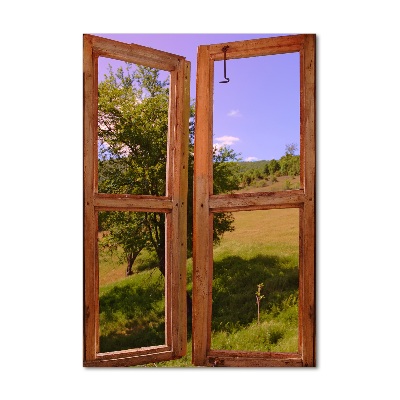 Tableau photo sur verre Paysage à l'extérieur de la fenêtre