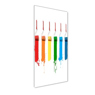 Tableau en verre Rouleaux de peinture