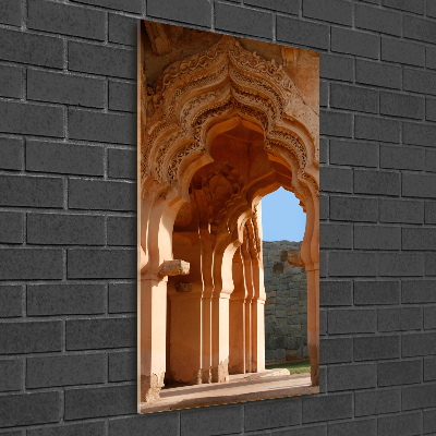 Tableau imprimé sur verre Lotus Mahal Hampi