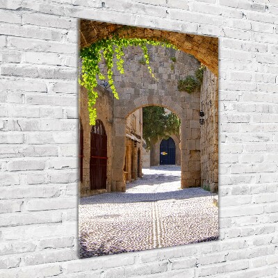 Tableau sur verre Rues charmantes