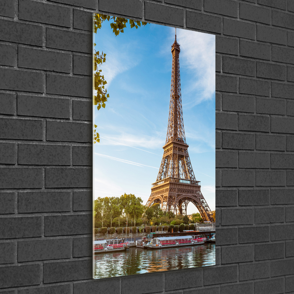 Tableau en verre Tour Eiffel France