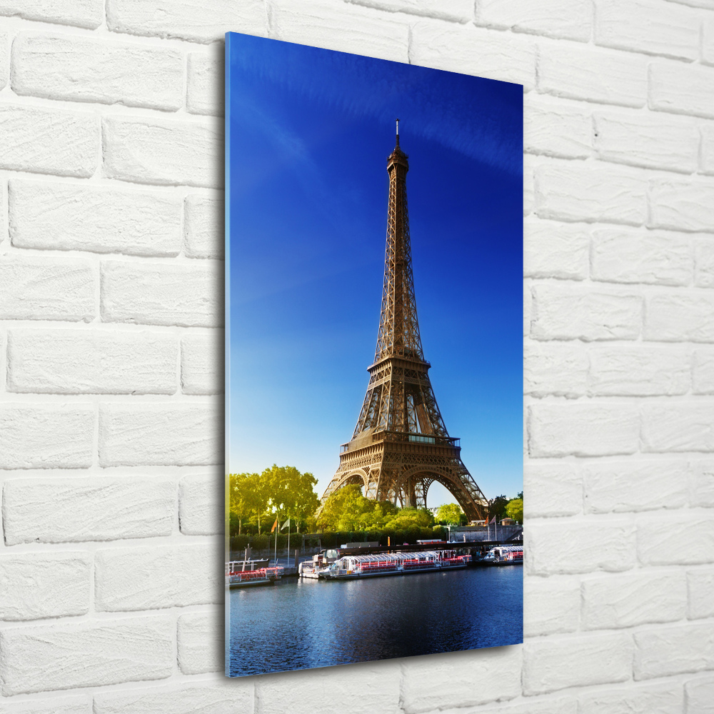 Tableau sur verre Tour Eiffel France