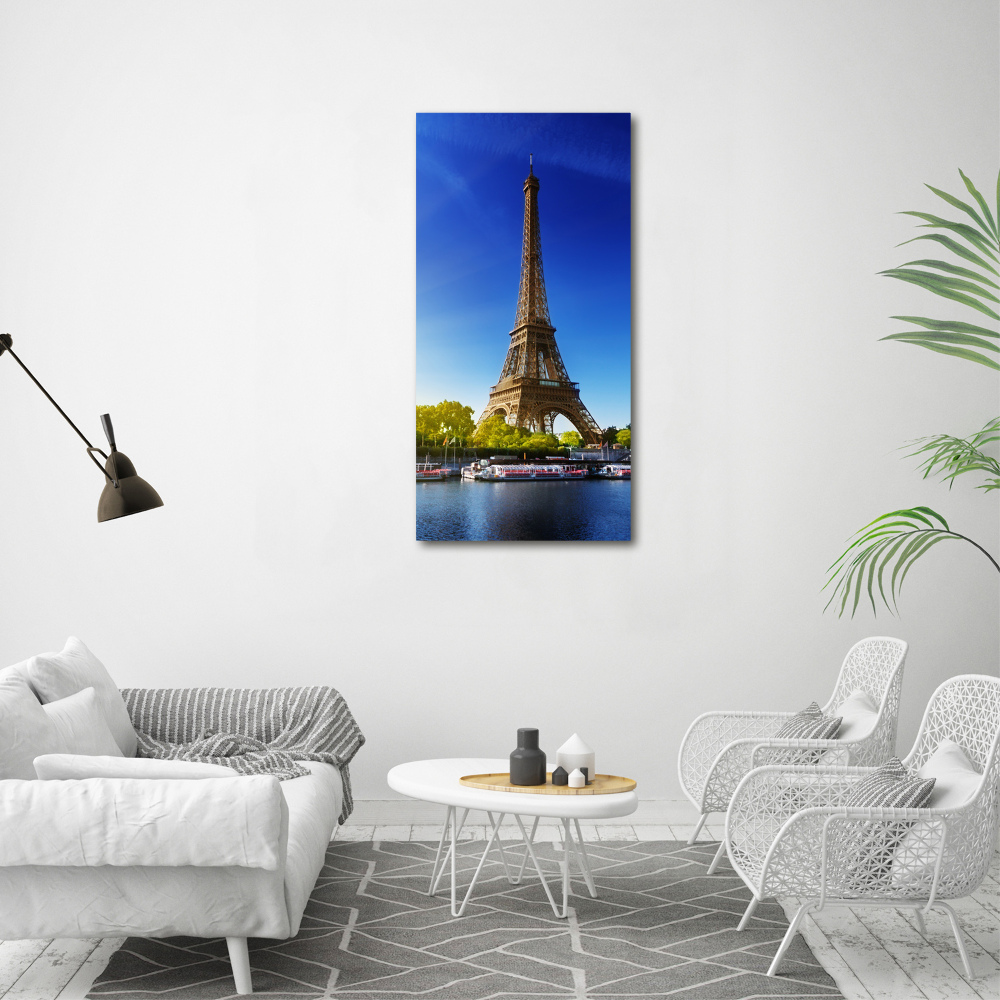 Tableau sur verre Tour Eiffel France