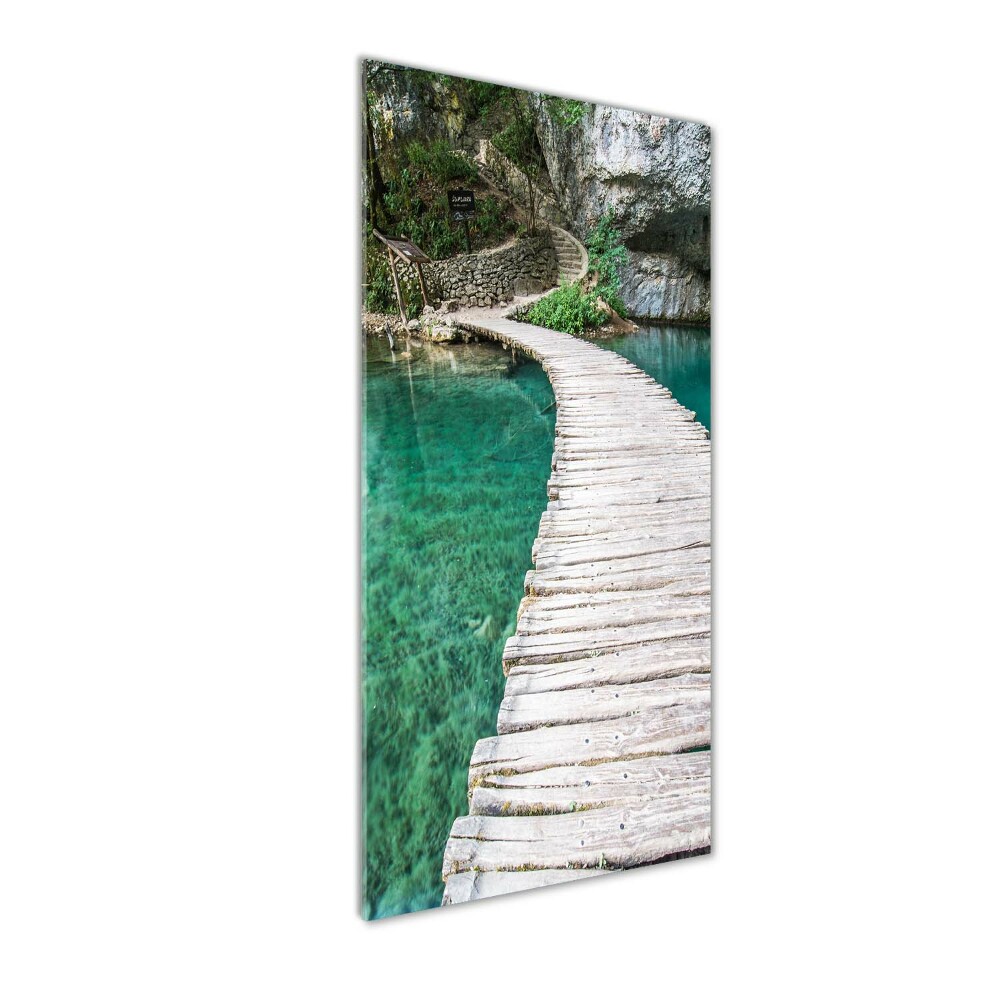 Tableau en verre Lacs de Plitvice