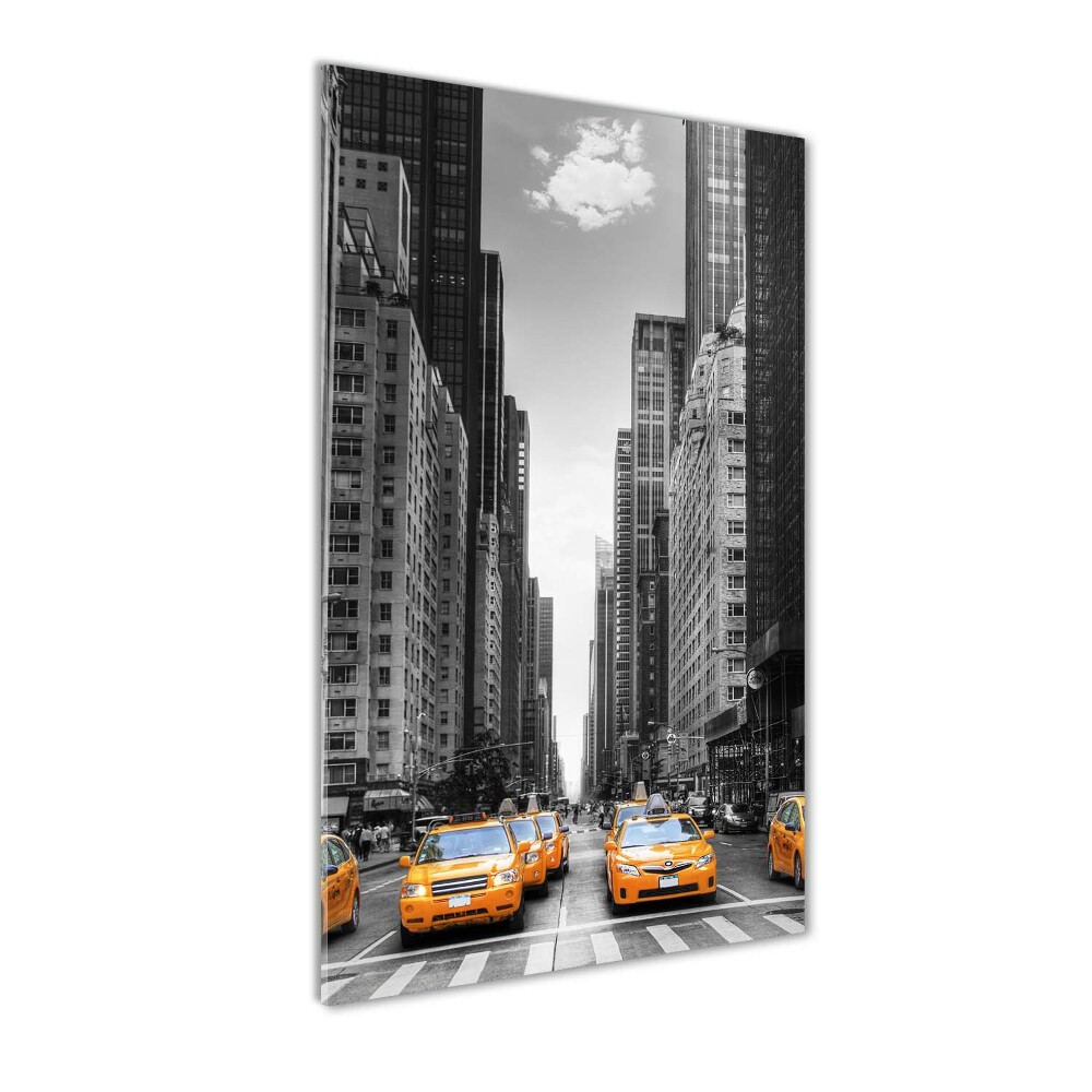 Tableau sur verre Taxi New York