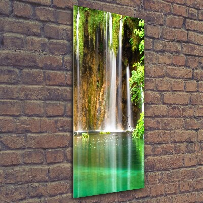 Tableau sur verre Lacs de Plitvice