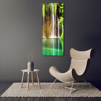 Tableau sur verre Lacs de Plitvice