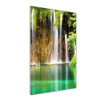 Tableau sur verre Lacs de Plitvice