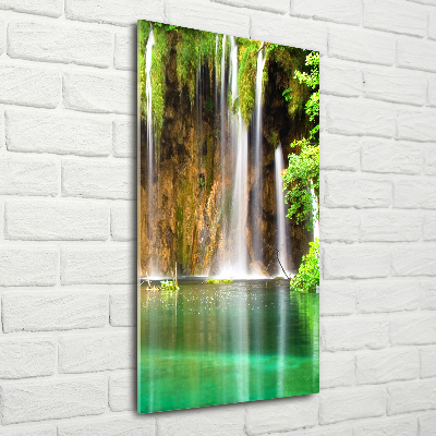 Tableau sur verre Lacs de Plitvice