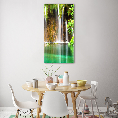 Tableau sur verre Lacs de Plitvice