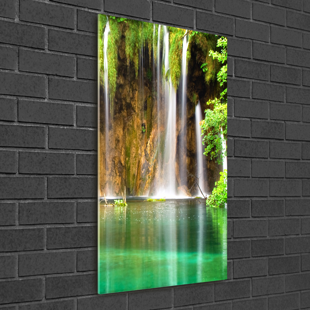 Tableau sur verre Lacs de Plitvice