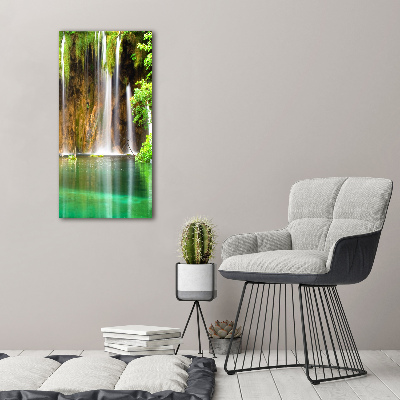 Tableau sur verre Lacs de Plitvice