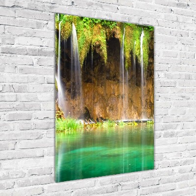 Tableau sur verre Lacs de Plitvice