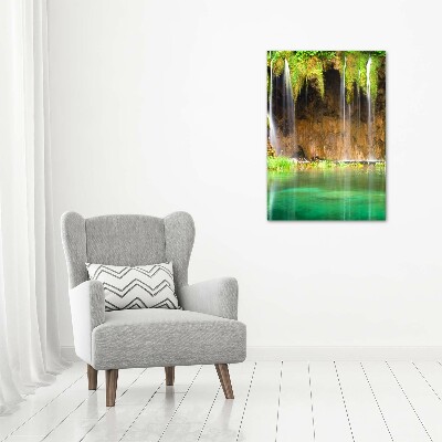 Tableau sur verre Lacs de Plitvice