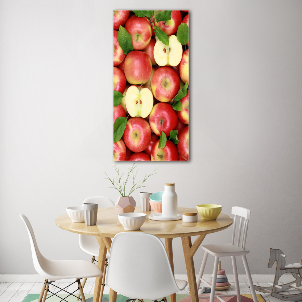 Tableau imprimé sur verre Pommes