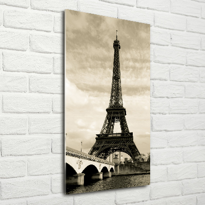 Tableau sur verre Tour Eiffel Paris